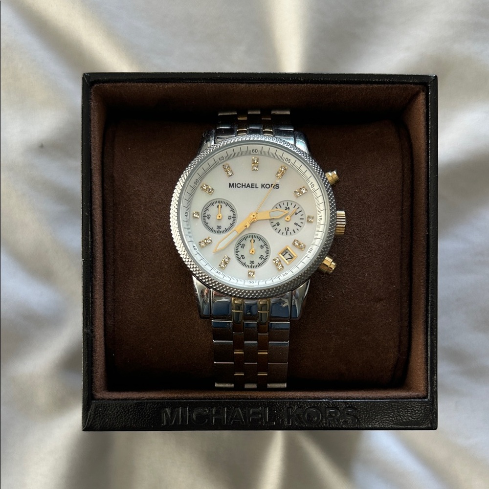 Michael Kors Two-Tone Chronograph Watch